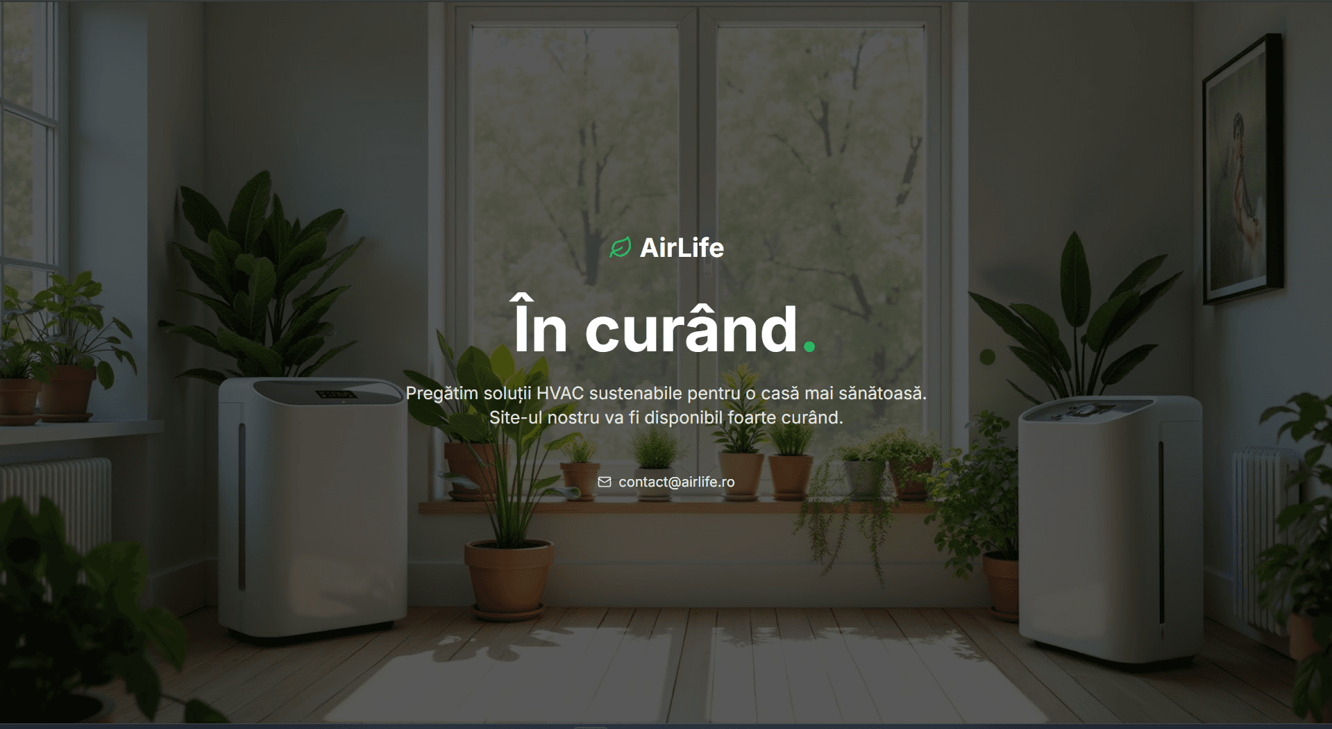 AirLife homepage